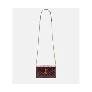 생로랑 Cassandre Envelope 레더 체인 지갑 P01137576