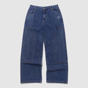 엄브로바지 LQC UP422CPTN9-BLU [UMB X LEEY] 로고디테일 데님팬츠 / BLUE