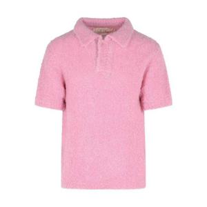 25FW ERL 핑크 Alpaca Blend 폴로 셔츠 ERL11N009PINK