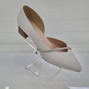 [탠디]미셸by탠디 여성 4cm 브이라인 줄큐빅 정장구두 IIII_1230