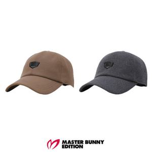[마스터바니에디션] (411E4CP204) 남성 벨벳 로고 테이프 이어워머 볼캡