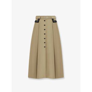 [DIOR] 라프리마 여성 스커트 플레어 미디 코튼 617J63A3332 1700 베이지 /12