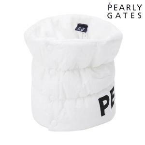 파리게이츠 (531D4ACA01) 공용 로고 우븐 스냅버튼 넥워머