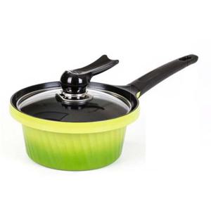 키친아트 냄비 통주물 세라믹 라면 편수 냄비 Y 18cm