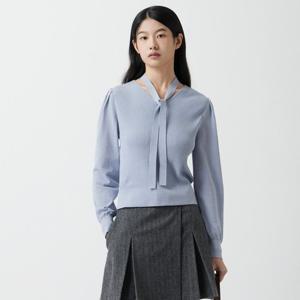 [쥬크]타이 V넥 니트 탑 Z254KSK114