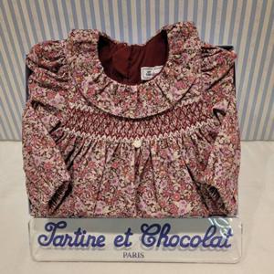 쇼콜라 로이스스모크원피스 (TTOWOE063J)여아겨울외출복백일돌선물