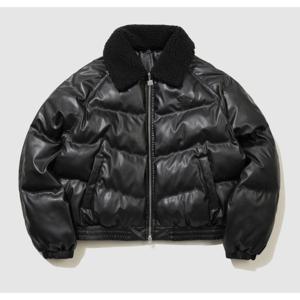 엄브로 윈터 헤븐 레더라이크 카라형 패딩 자켓 B1 UQ423CPJN1 BLK1