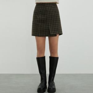 [미쏘]울체크 미니스커트 (MIWWHCV02C-T)