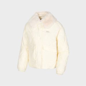 [와이드앵글]CO 에코 퍼 카라 퀼팅 자켓 L(WWW24171W6)