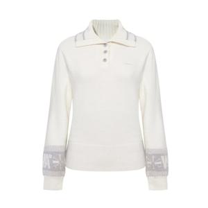 [와이드앵글]여성 CO 노르딕 와이드에리 방풍 스웨터 L WWW25K73W3