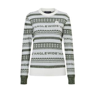 [와이드앵글]여성 CO 노르딕 패턴 라운드넥 스웨터 L WWW25K51W3