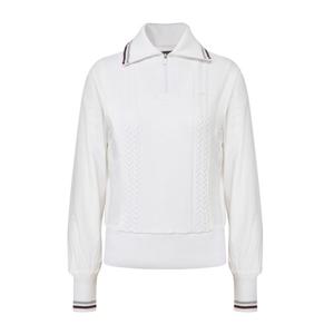 [와이드앵글]여성 TO 우븐 하이브리드 반집 방풍 스웨터 L  WWW25K32W3