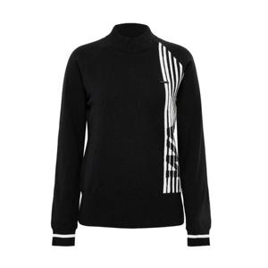 [와이드앵글]여성 TO 버티컬 패턴 모크넥 방풍 스웨터 L WWW25K31Z1