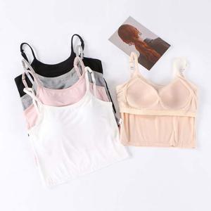 모달미디엄캡나시 여자 끈나시 브라탑 캡런닝 브라