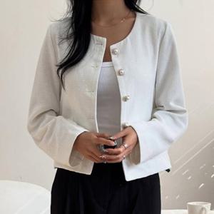 나야홍 / 빅사이즈 511 블링펄버튼포켓자켓 DYPV671