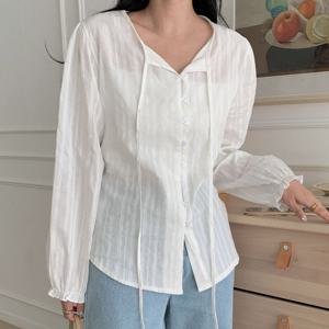 나야홍 / 빅사이즈 511 워너비끈매듭블라우스 DTCV667