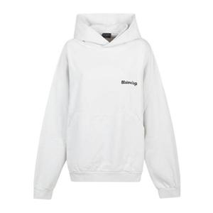 발렌시아가 후드 티셔츠 713677TOVP19081 WHITE