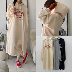 나야홍 / 위쉬몰 RD 스토리기모후드원피스(Q221H510) 빅사이즈