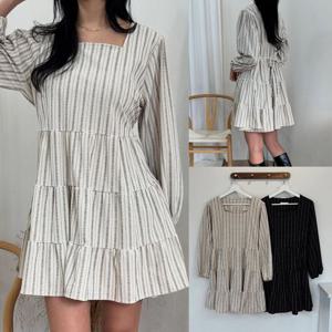 나야홍 / 위쉬몰 YP 스퀘어월계패턴원피스(V672H511) 빅사이즈