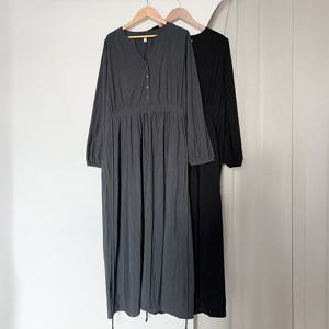 나야홍 / 빅사이즈원피스 T254L510 올리라운드트임롱원피스 RD