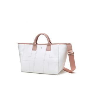 [헤지스골프][BEST]핑크 여성 컬러배색 가죽 XL 토트백(HWBA5E101P2)