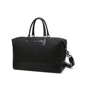 [헤지스골프][BEST]블랙 남성 레더 타공 보스턴백(HUGF5E101BK)