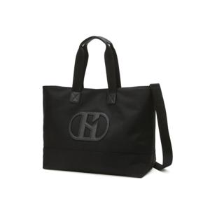 [헤지스골프][BEST]블랙 패턴 나일론 토트백(HWBA5E951BK)