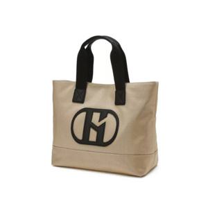 [헤지스골프][BEST]베이지 로고배색 나일론 토트백(HWBA5E952I2)