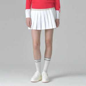 [헤지스골프][BEST]여성 에센셜 변형 플리츠 스커트(HWSK5C601OW)