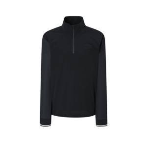 [헤지스골프][BEST]남성 우븐 자카드 하이브리드 집업 티셔츠(HUTS5C614BK)