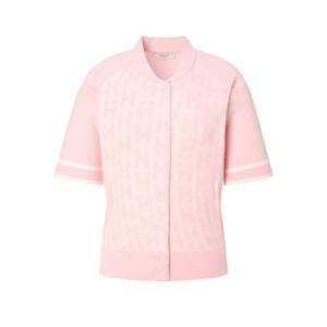 [헤지스골프][BEST]여성 자카드 패턴 반팔 가디건(HWSW5C613P1)