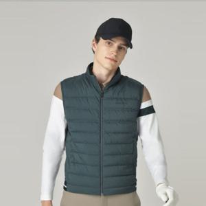 [헤지스골프][BEST]남성 구스다운 집업베스트(HUJU5D901E3)