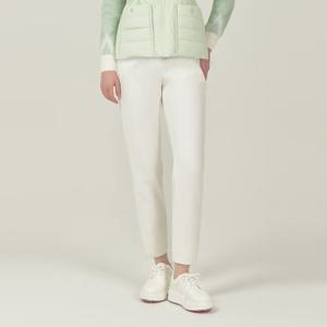 [헤지스골프]아이보리 여성 울라이크 겉기모 조거 팬츠(HWPA5D715IV)