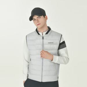 [헤지스골프]그레이 남성 경량 스윙 다운 베스트(HUJU5D712G1)