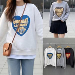 나야홍 / 위쉬몰 SE 굿하트프린팅맨투맨(V678H511) 빅사이즈