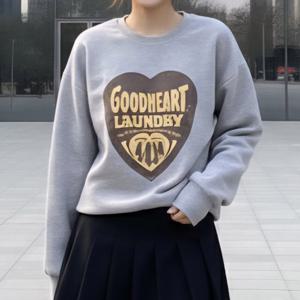 나야홍 / 아이우먼 캐주얼굿하트맨투맨 SEV678M511 빅사이즈