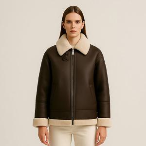 모던 헤리티지 호주 양모 시어링 무스탕_SOJK251108