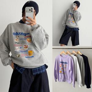 나야홍 / 위쉬몰 MC 캡슐디저트기모맨투맨(V707H511) 빅사이즈