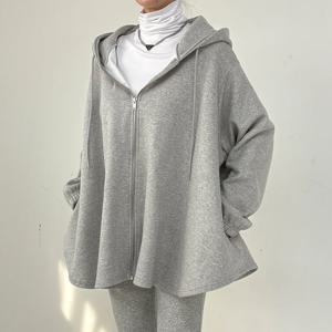 나야홍 / 빅사이즈 511 주머니망토후드집업 DRAV698