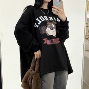 나야홍 / 아이우먼 프랜들리독기모티셔츠 POV690M511 빅사이즈