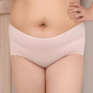 린다 PT3076 파워넷 호피 레이스 홑겹 빅사이즈 팬티