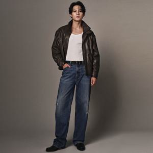 [캘빈클라인 진]남성 배기핏 다크블루 CK 데님(4RB921G)