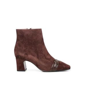 25FW COCCINELLE Nadja Suede 앵클 부츠 E4TCG110101W20