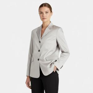 막스마라2429046021600 009 도날드 코튼 개버딘 자켓 라이트그레이