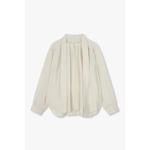 [보브] 소프트 타이 디테일 블라우스 (7115460901)