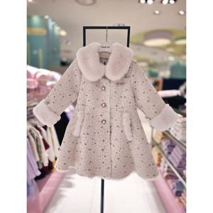 [프랜치켓] 여아키즈겨울코트 BG 별 무스탕 CT Q56DBC020W2