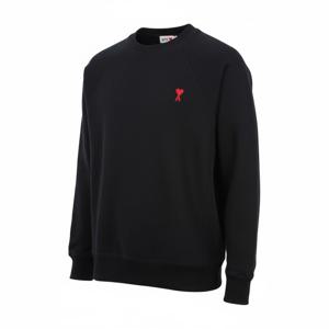 아미 하트로고 자수 코튼 맨투맨  USW005 747 001