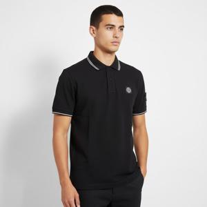 스톤아일랜드5F 2200007 S0018 V0029 로고 패치 PK 셔츠 블랙