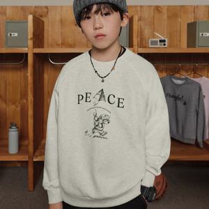 [폴햄키즈]공용)폴키베어 플리스 맨투맨 PKF4TR3013OTM_SH