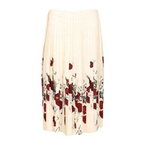 케이트 플로럴 프린트 플리츠 미디 스커트 41754216 128